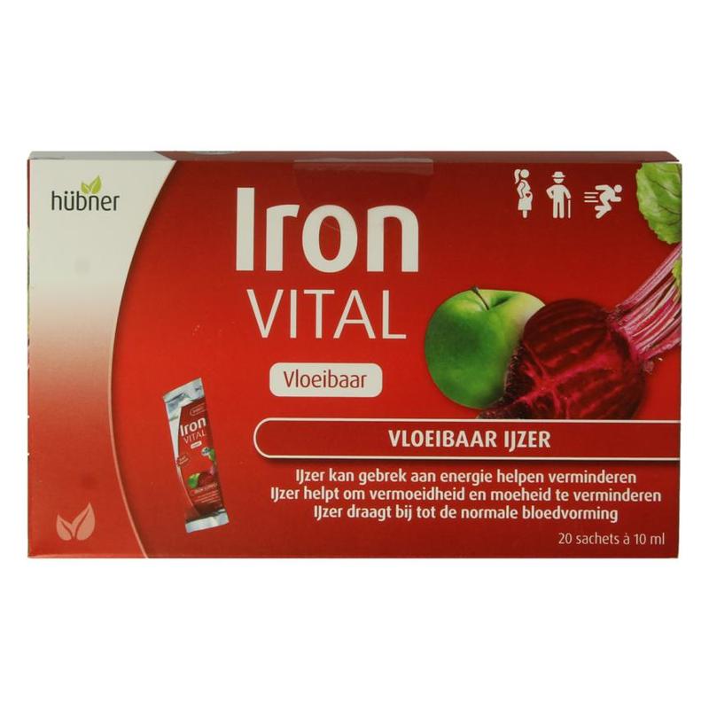 Hubner Hubner Iron Vital Vloeibaar IJzer - 20st