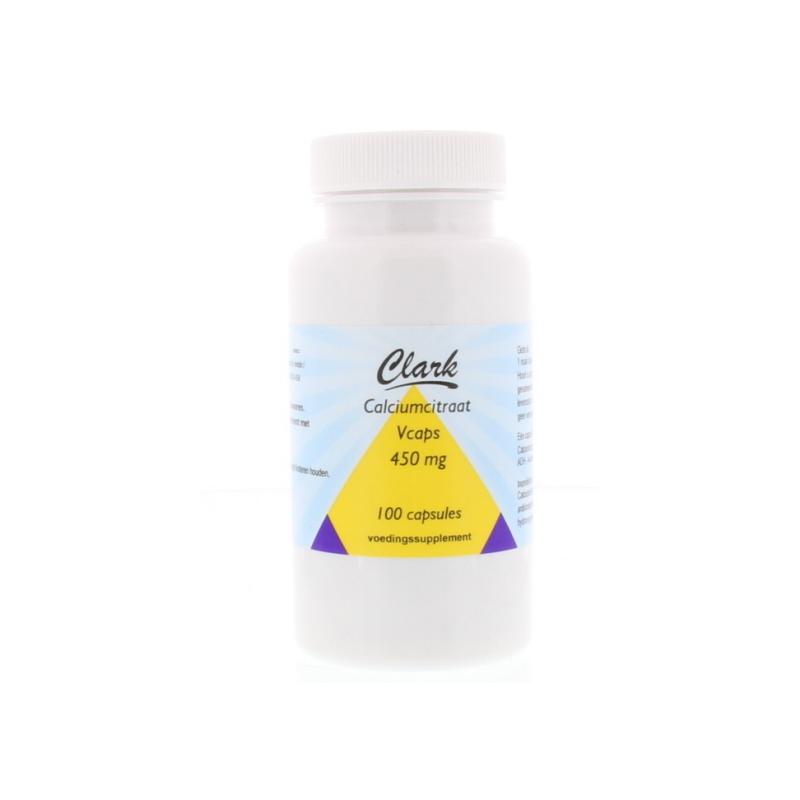Clark Clark CALCIUMCITRAAT 450MG - 100vcp