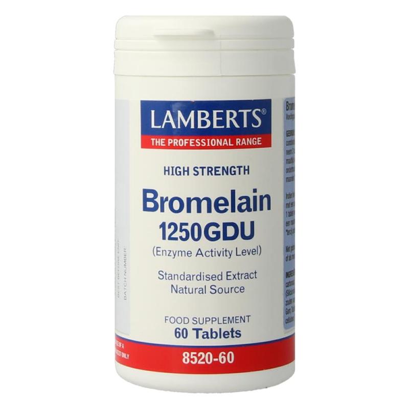 Lamberts Lamberts Bromelain 1250GDU Enzyme Activity Level - 60tb