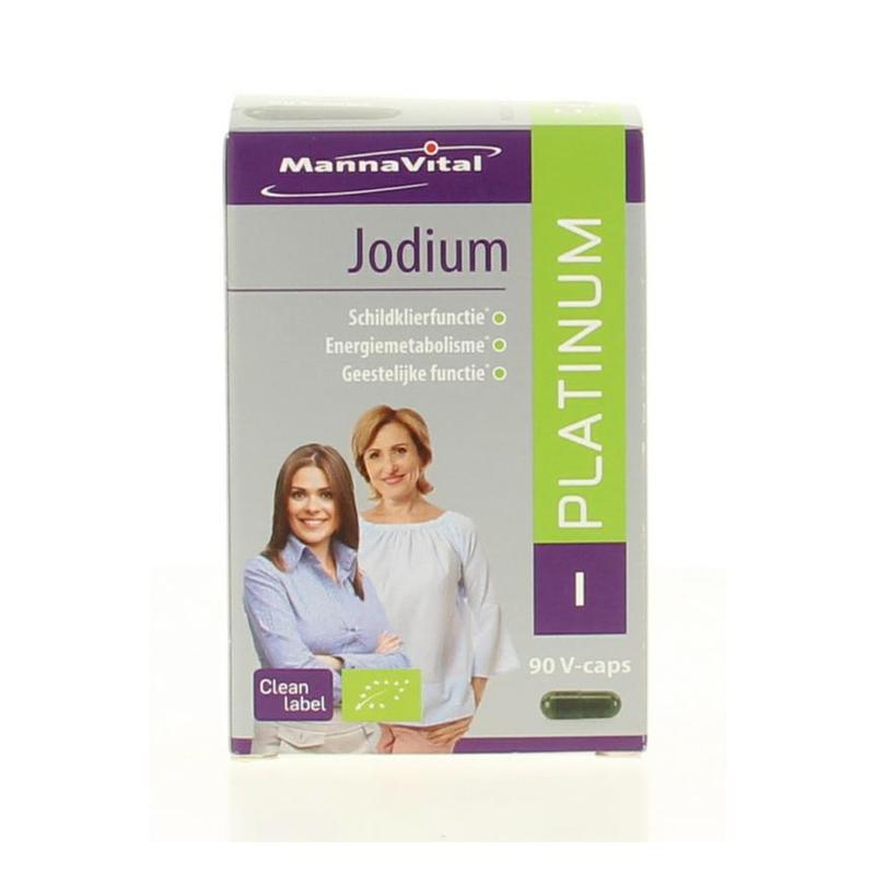Mannavital Mannavital Jodium BIO Platinum - 90vcp