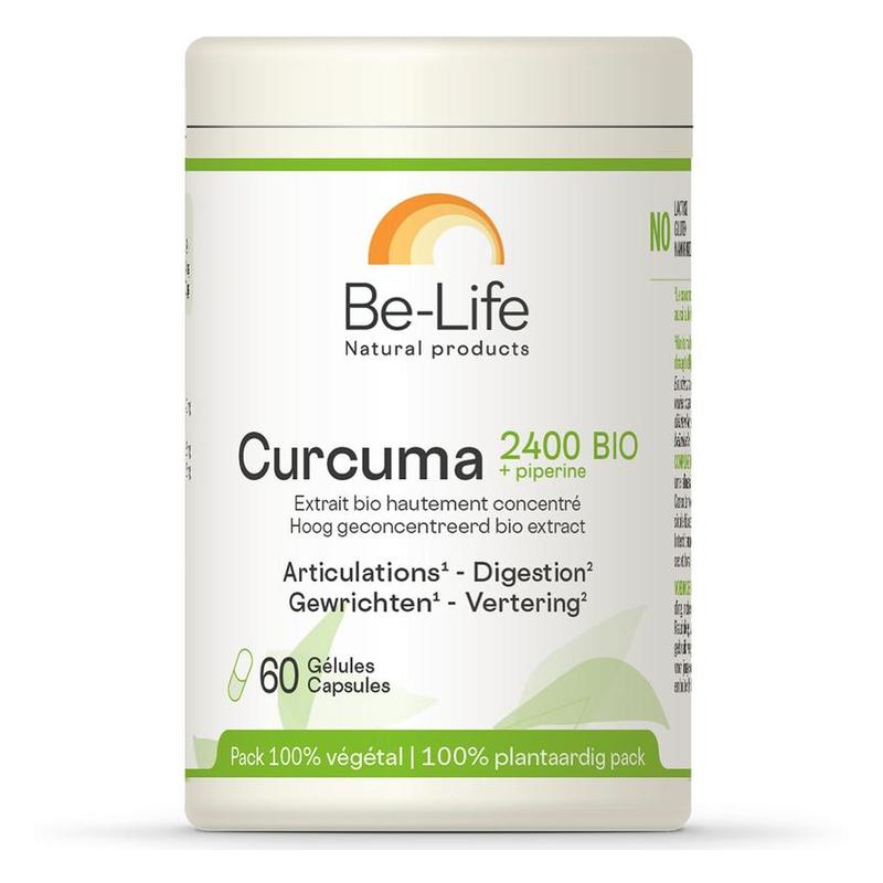 Be-life Be-Life Curcuma 2400 + Piperine BIO - 60sft