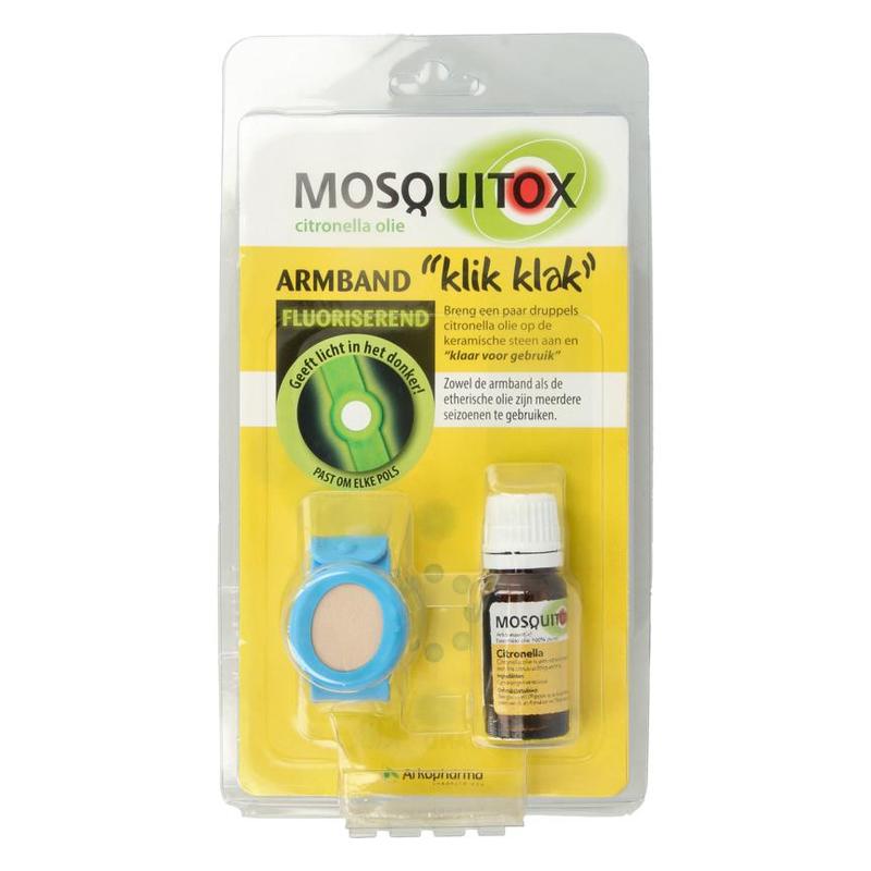 Mosquitox MOSQUITOX Armband + Olie - 10ml