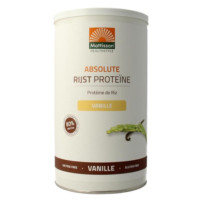 Mattisson Mattisson Absolute Rijst Proteïne Poeder Vanille - 500gr