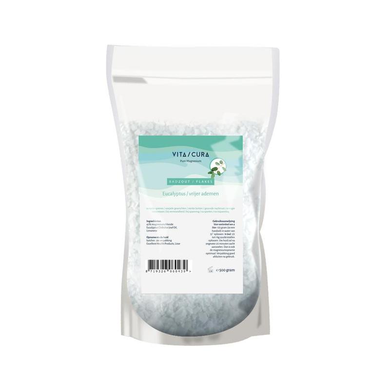 Vitacura VitaCura Magnesium Zout / Flakes Eucalyptus - 500gr