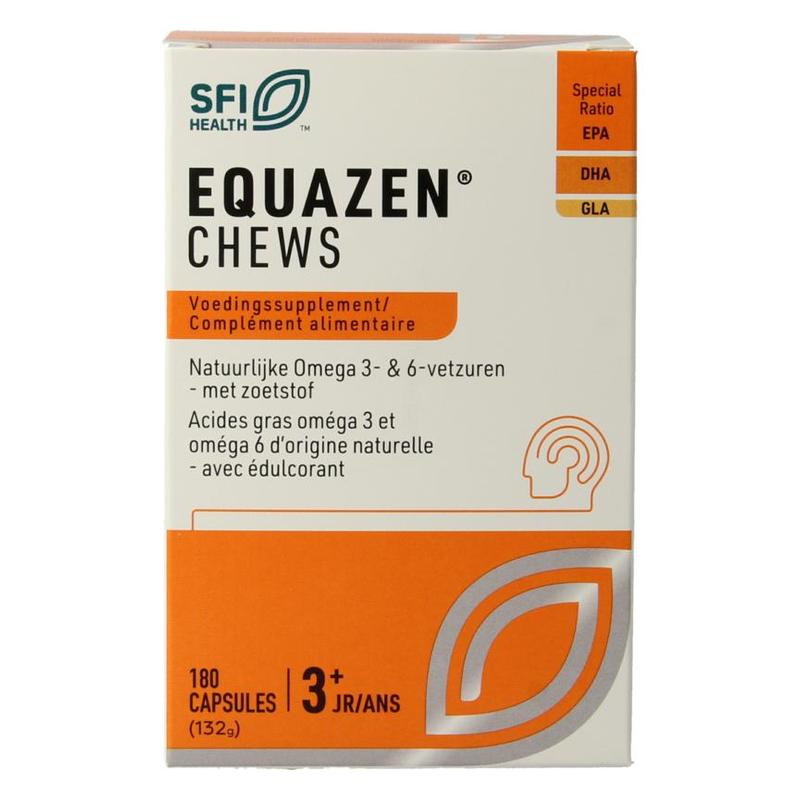 Springfield Springfield Equazen 9.3.1 chews 500mg aardbeismaak - 180cp