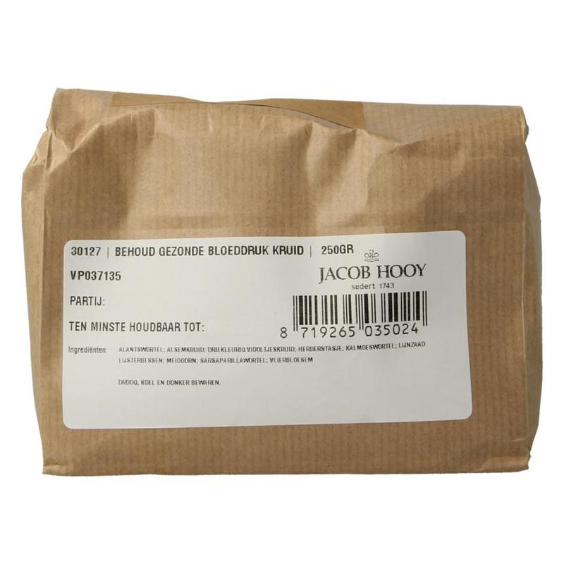 Jacob hooy jacob Hooy BEHOUD GEZONDE BLOEDDRUK KRUID - 250gr
