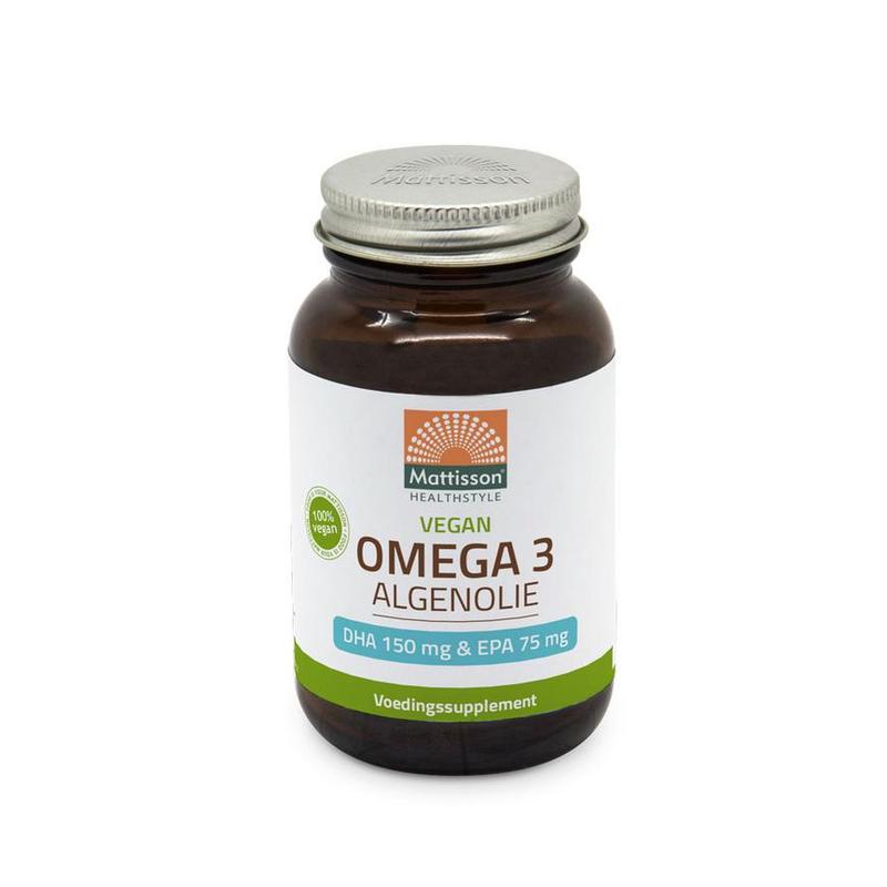 Mattisson Mattisson Veg Omega3 Algolie DHA150EPA75mg 60 vcap - 60vcp