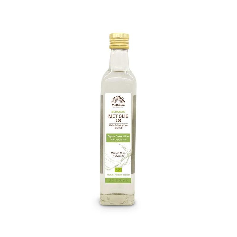 Mattisson Mattisson Bio MCT Olie C8 - 500ml - 500ml