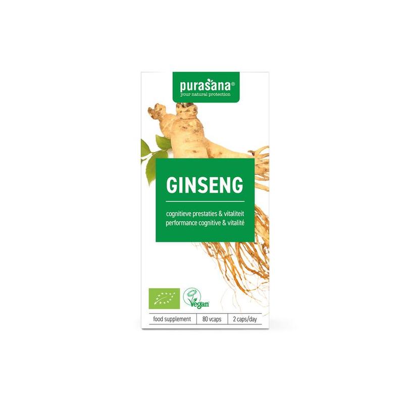 Purasana PURASANA Ginseng 300 mg 80 Vcaps BIO - 80vcp