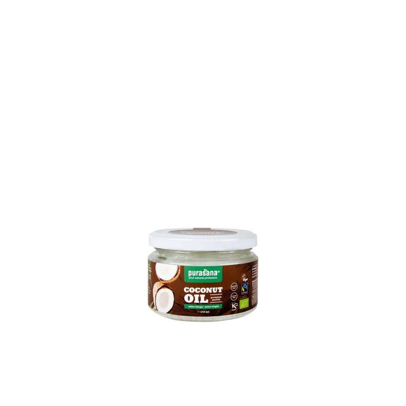 Purasana PURASANA Extra Virgin kokosolie 250ml Fairtrd BIO - 250