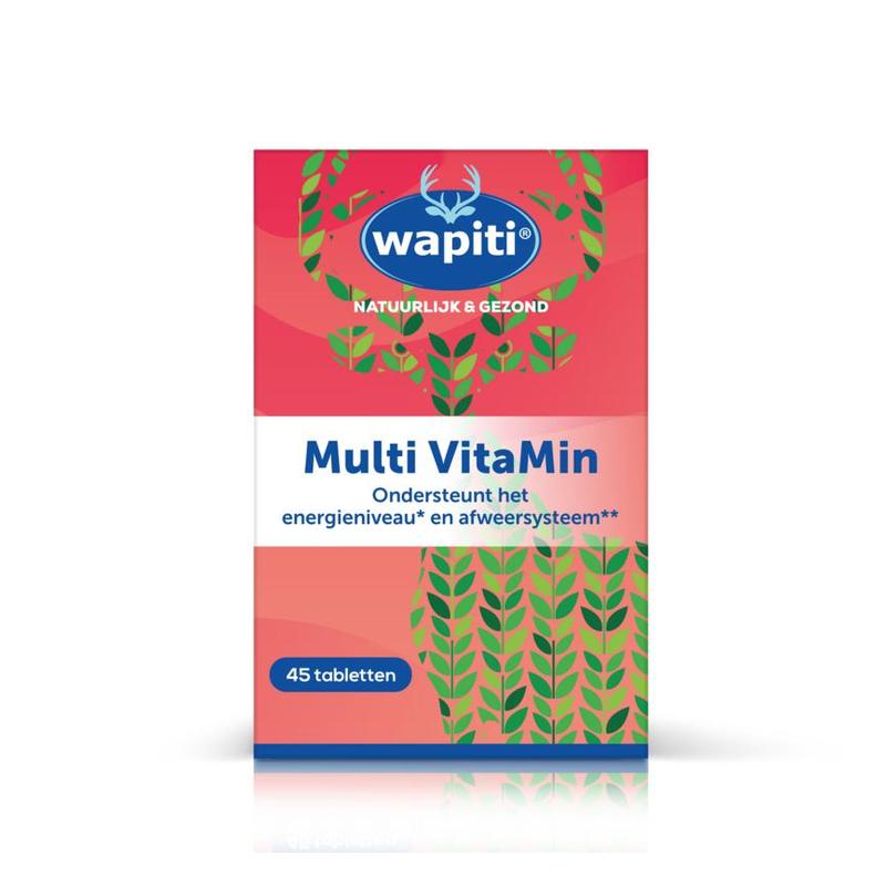 Wapiti Wapiti Multi VitaMin 45tabletten - 45tb
