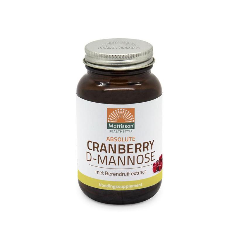Mattisson Mattisson Cranberry D-Mannose Beredruif 90tabl - 90tb
