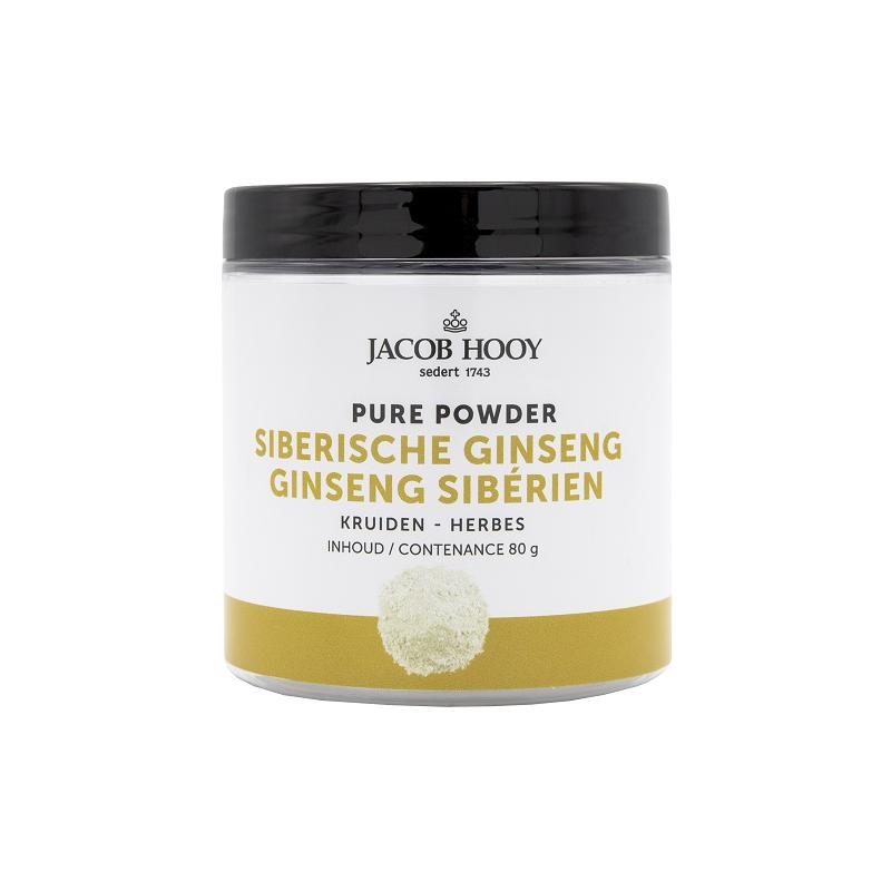 Jacob hooy Jacob Hooy SIBERISCHE GINSENG POEDER 80GR - 80gr