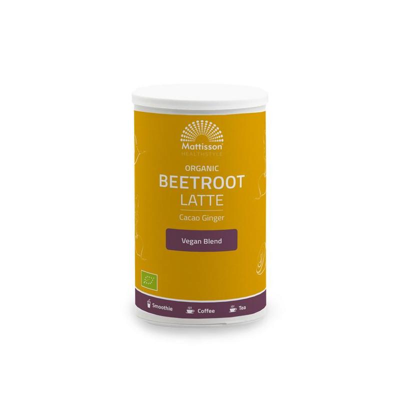 Mattisson Mattisson Org Beetroot Latte Gember - Cacao 160g - 160gr