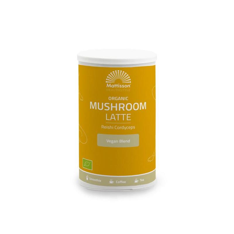Mattisson Mattisson Mushroom Latte Reishi Cordyceps Bio - 160gr