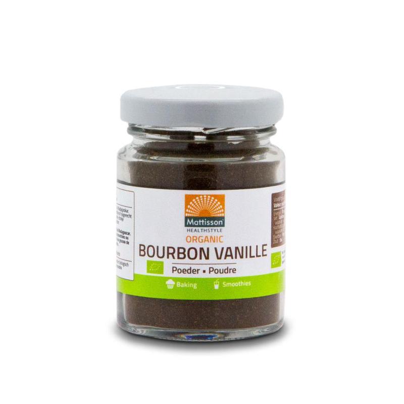 Mattisson Mattisson Bourbon Vanille Poeder Bio 30g - 30gr
