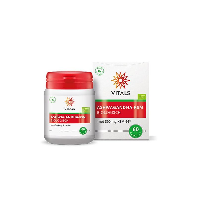 Vitals Vitals Ashwagandha-KSM Biologisch - 60cp