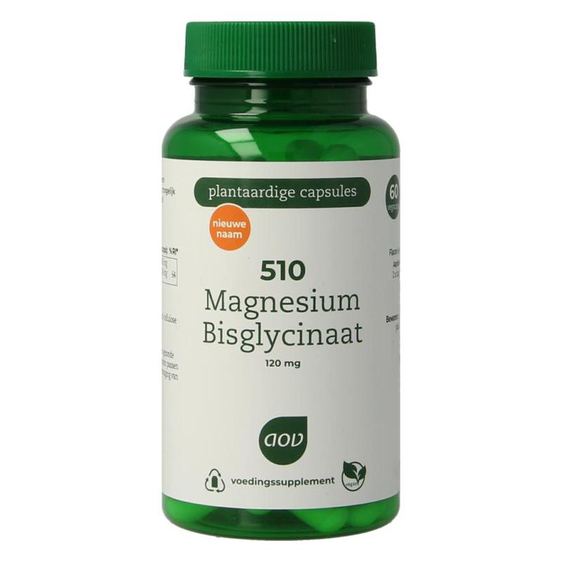 Aov AOV 510 Magnesium Bisglycinaat 120mg - 60vcp