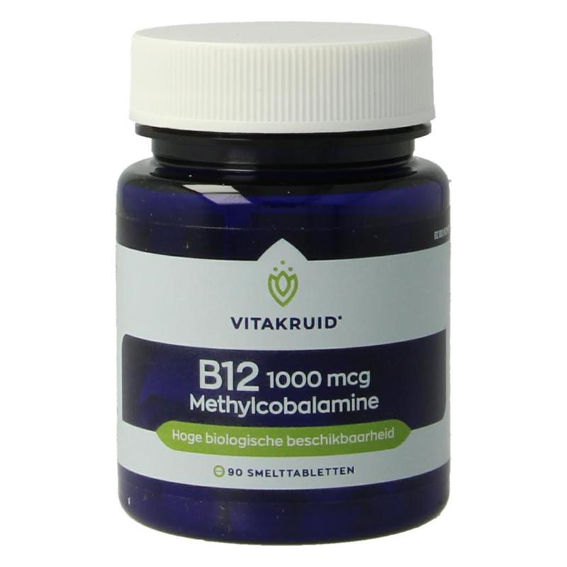 Vitakruid Vitakruid B12 1000mcg Actief Methylcobalamine - 90stb