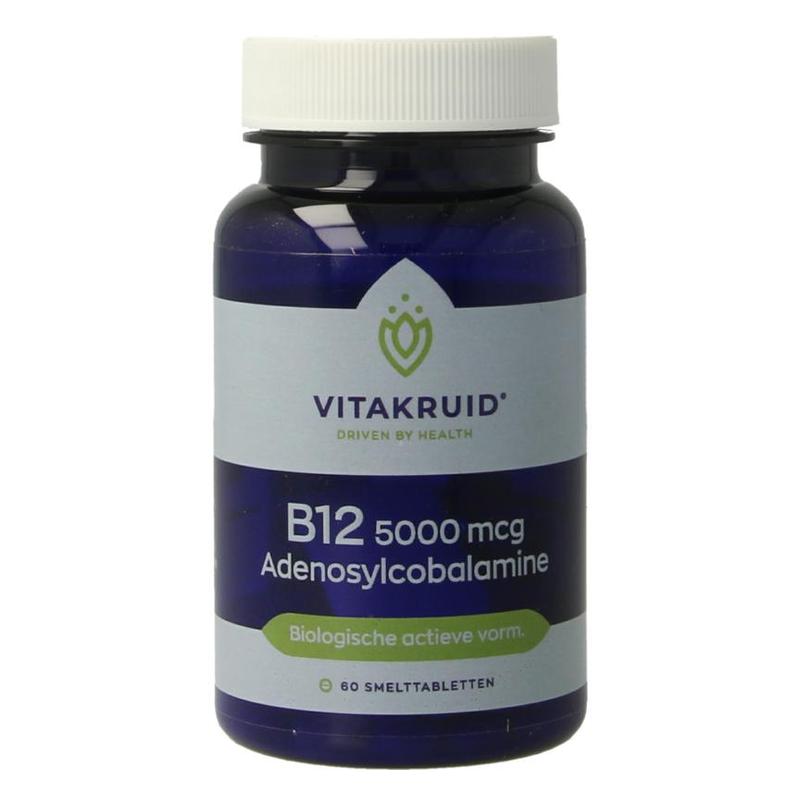 Vitakruid Vitakruid B12 5000mcg Adenosylcobalamine Vitamine - 60stb