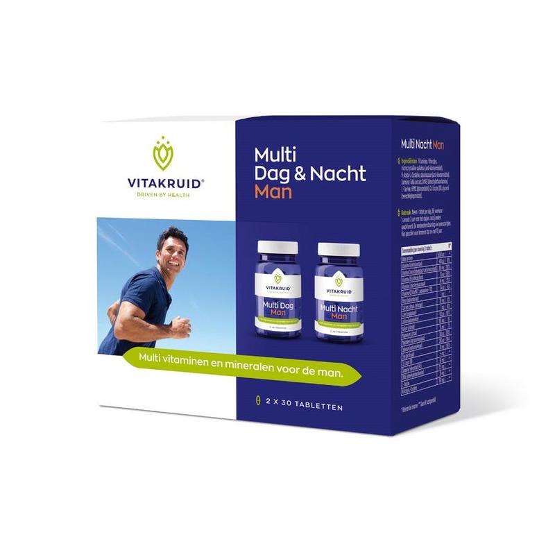 Vitakruid Vitakruid Multi Dag & Nacht Man 100% Vegan - 60tb