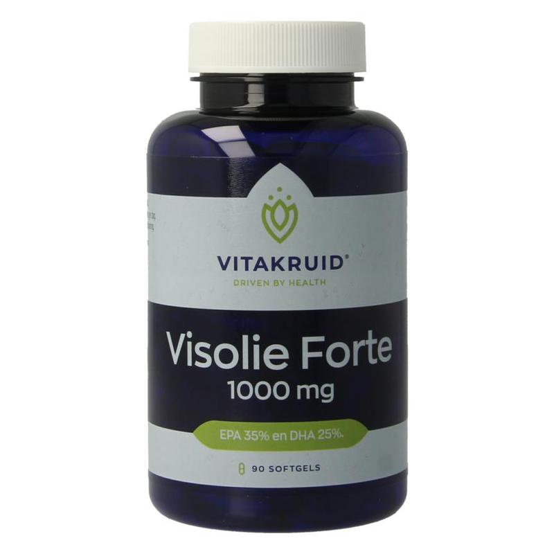 Vitakruid Vitakruid Visolie Forte 1000mg EPA 35% DHA 25% - 90sft
