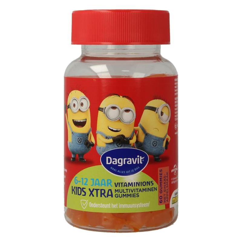 Dagravit Dagravit Kids-Xtra 6-12 jaar Vitaminions - 60
