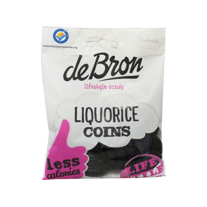 De bron De Bron Muntendrop Liquorice Coins - 100gr