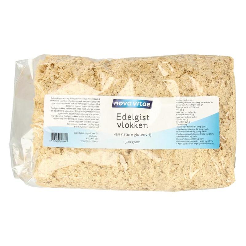 Nova vitae Nova Vitae Edelgistvlokken Glutenvrij - 500gr