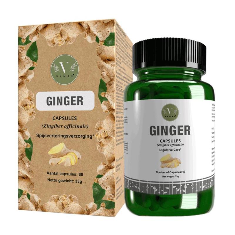 Vanan Vanan Ginger Capsules - 60cp