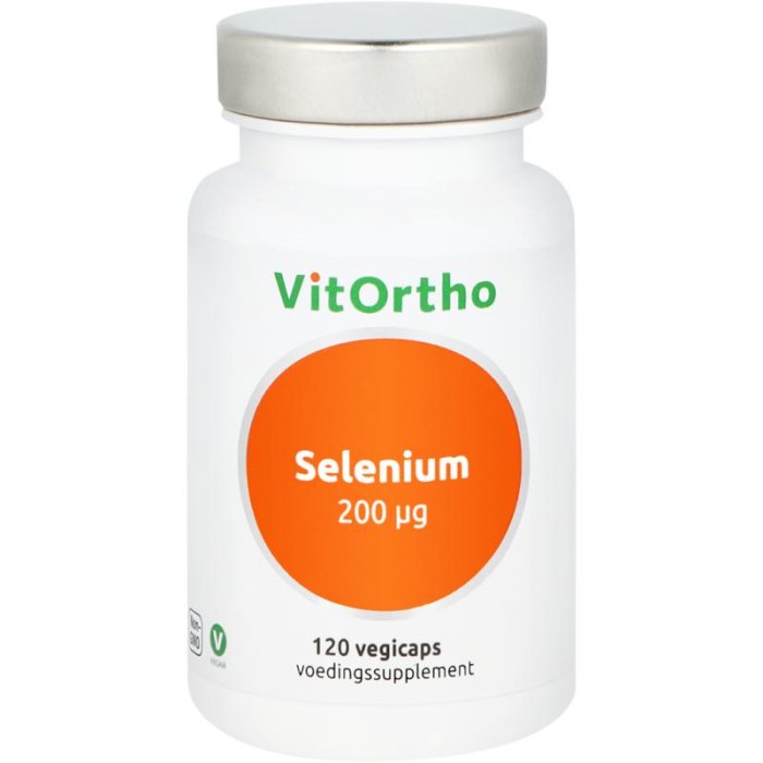Vitortho VitOrtho Selenium 200mcg - 120vcp