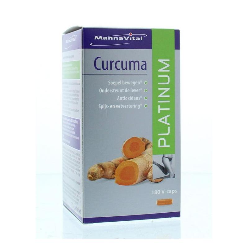 Mannavital Mannavital Curcuma Platinum - 180vcp