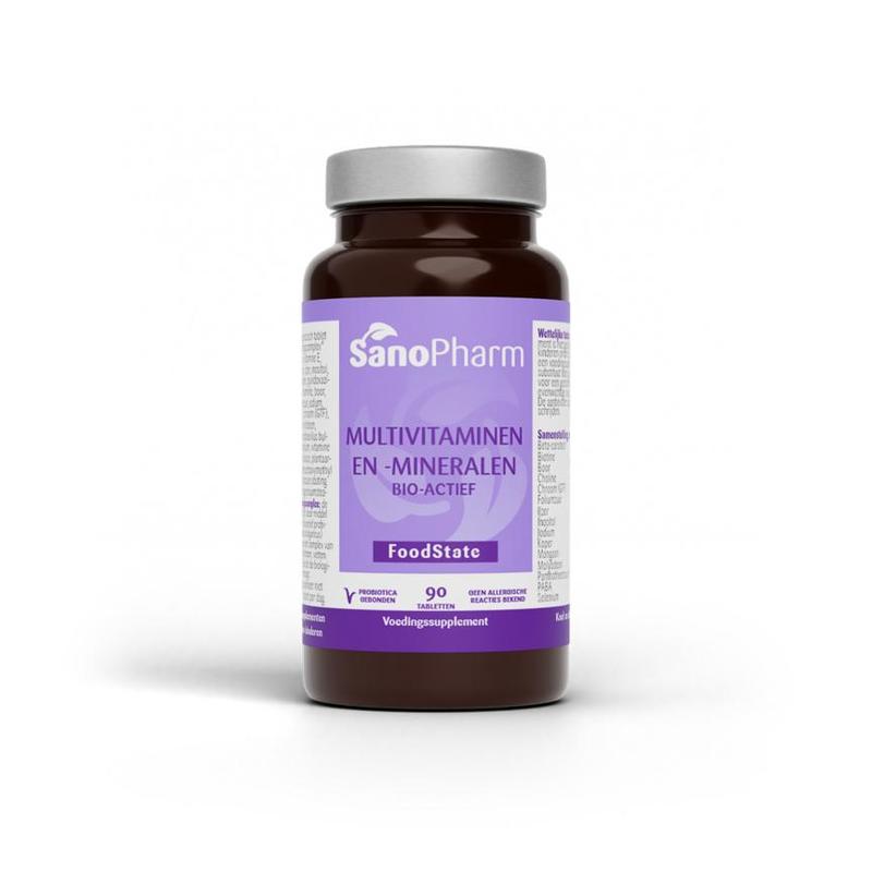 Foodstate FoodState Multivitaminen en -mineralen - 90tb