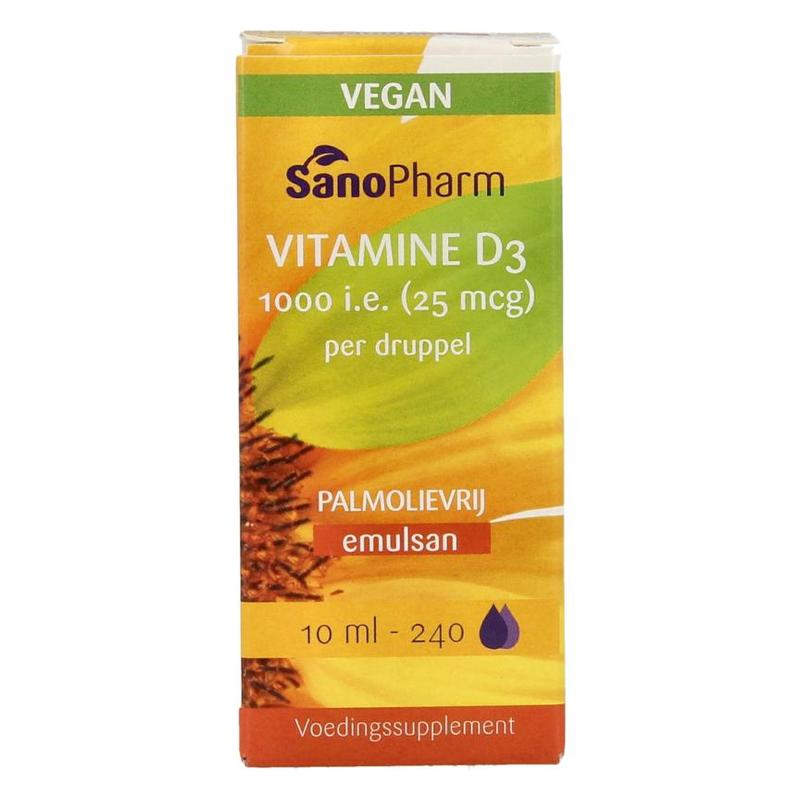 Sanopharm Sanopharm Vitamine D3 Vegan Emulsan - 10ml