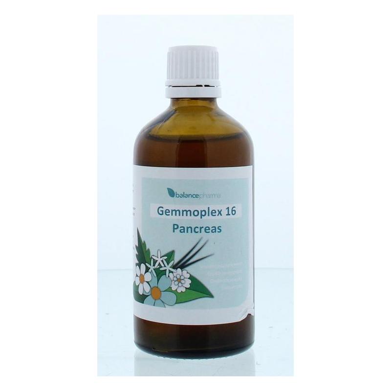 Balancepharma BalancePharma Gemmoplex 16 Pancreas - 100ml