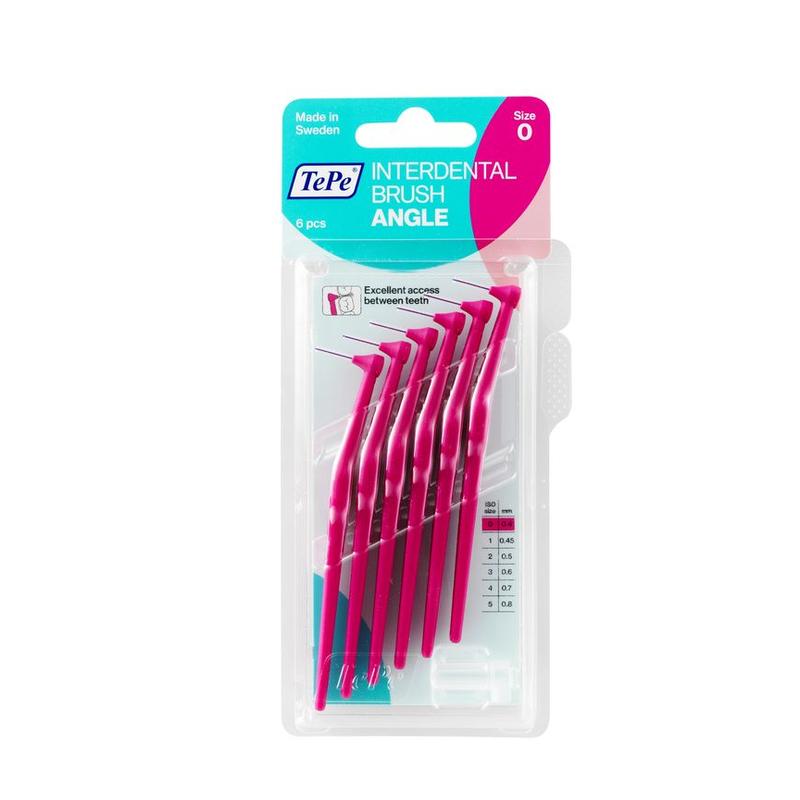 Tepe TePe Interdentale ragers Angle Roze 0,4 mm - 6st