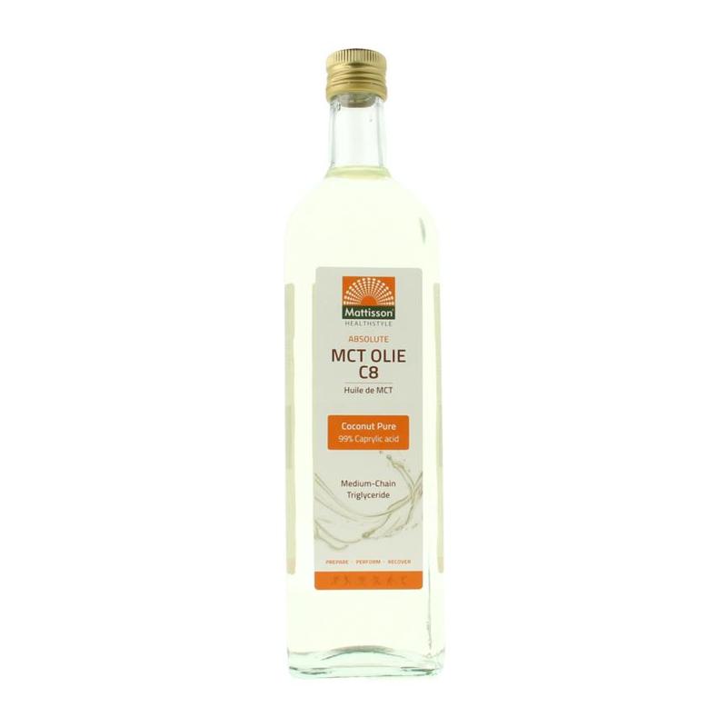 Mattisson Mattisson MCT Olie Coconut 99% Caprylic Acid 1l - 1lt
