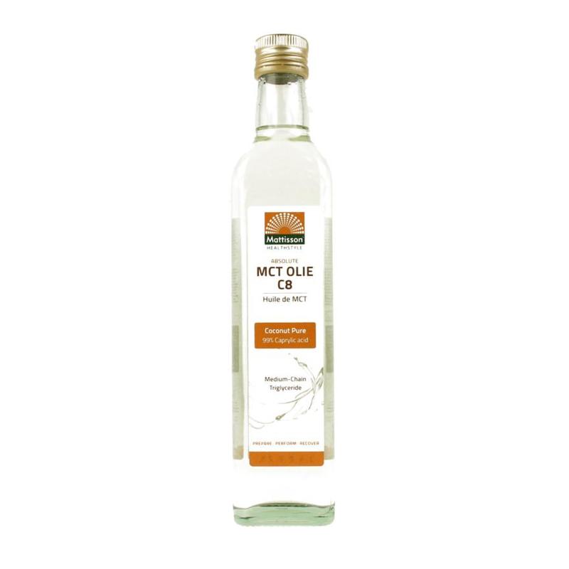Mattisson Mattisson MCT OlieC8 Coconut 99%CaprylicAcid - 500ml
