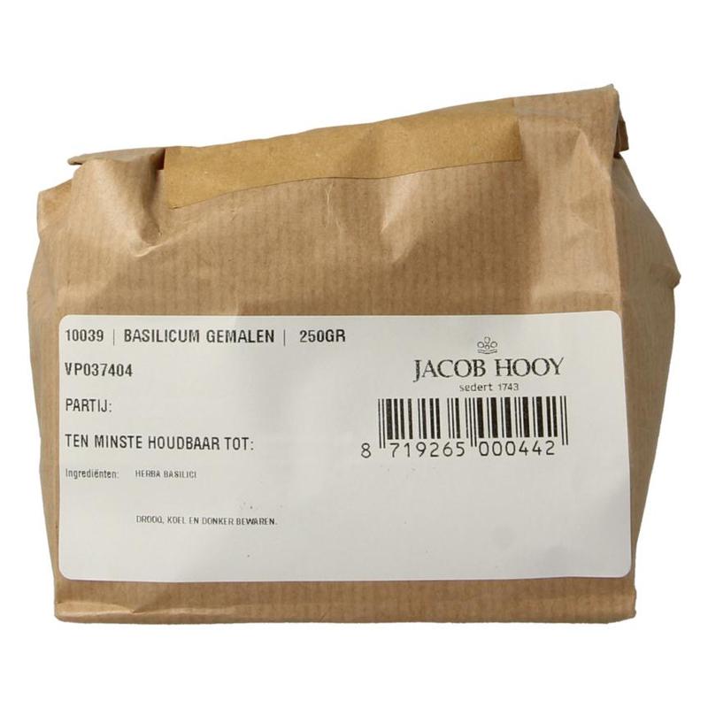 Jacob hooy jacob Hooy BASILICUM GEMALEN - 250gr