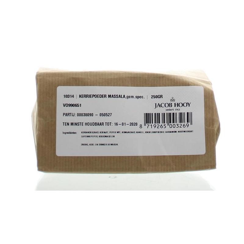 Jacob hooy jacob Hooy KERRIEPOEDER MASSALA - 250gr