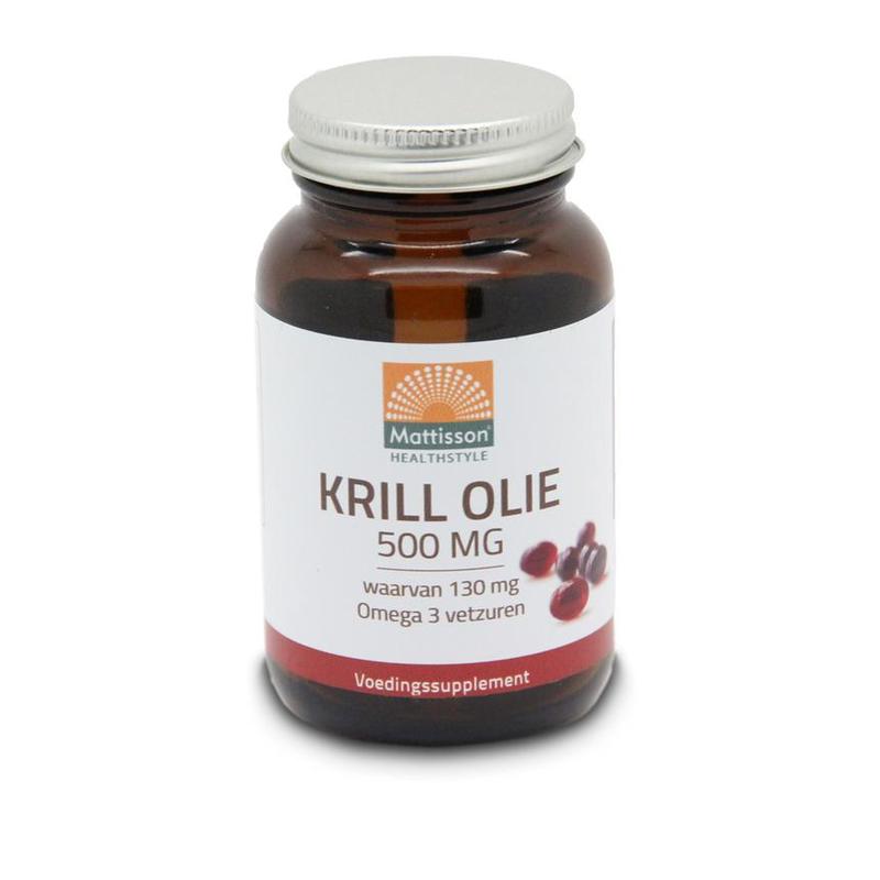 Mattisson Mattisson Krill Olie 500mg 60 caps. - 60cp