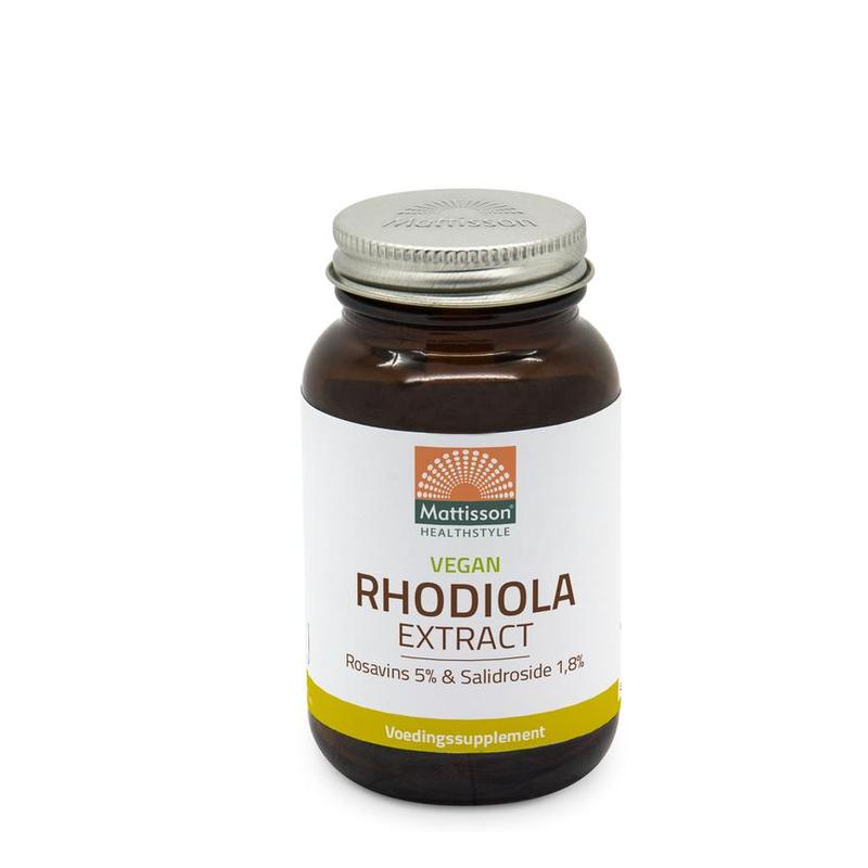 Mattisson Mattisson Veg Rhodiola Extract 5% - Capsules - 60vcp