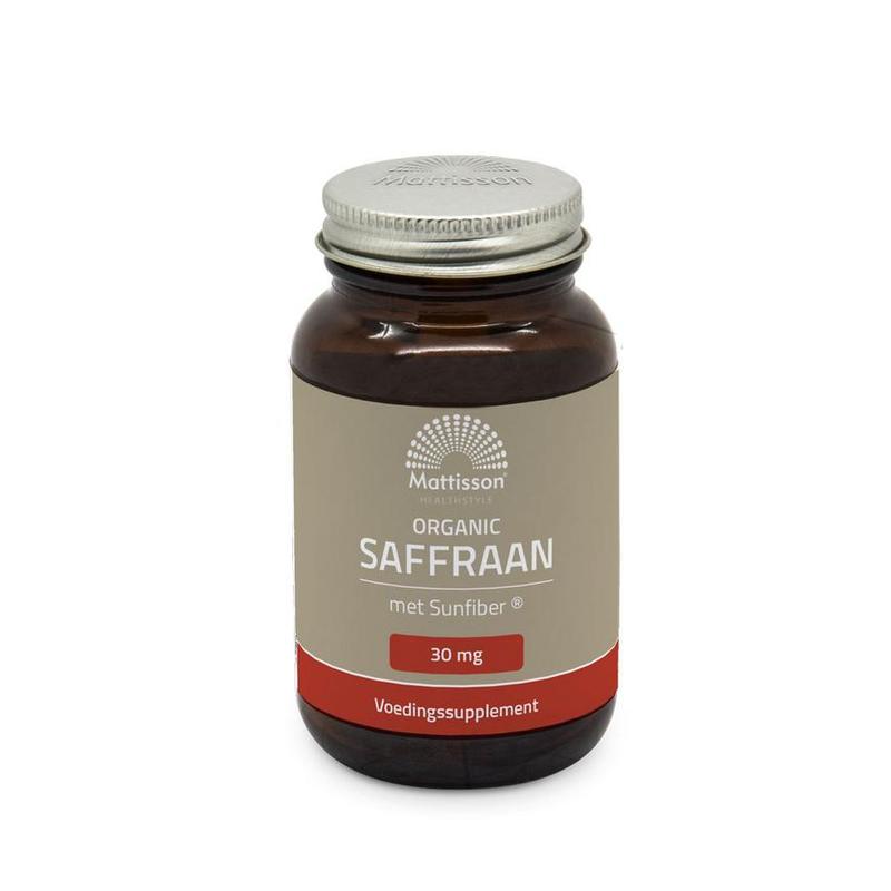 Mattisson Mattisson Organic Saffraan 30mg - 60vcp