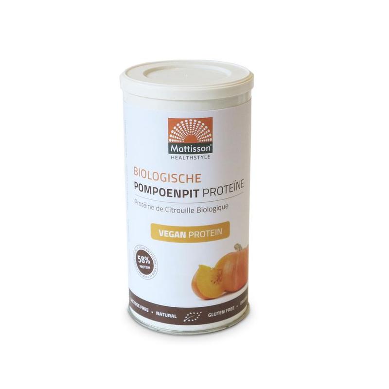 Mattisson Mattisson Bio Pompoenpit Proteïne Poeder 58% 250g - 250gr