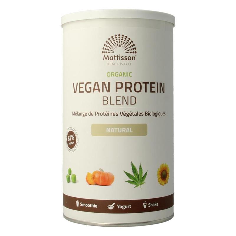 Mattisson Mattisson Org Veg Protein Blend Powder 67% - 400g - 400gr