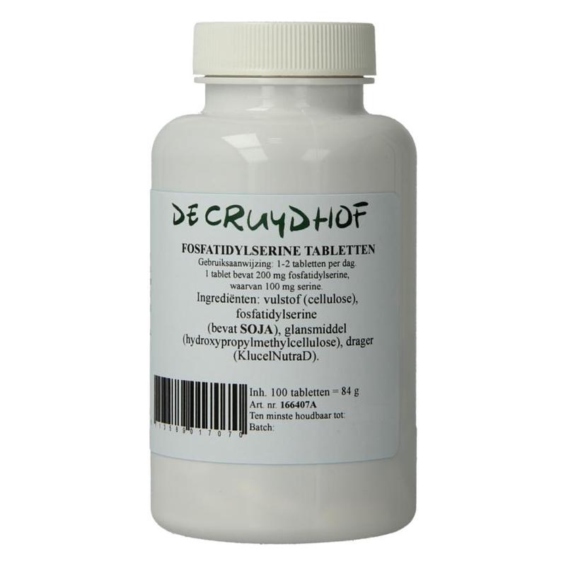 Cruydhof CRUYDHOF Fosfatidylserine tabletten - 100tb
