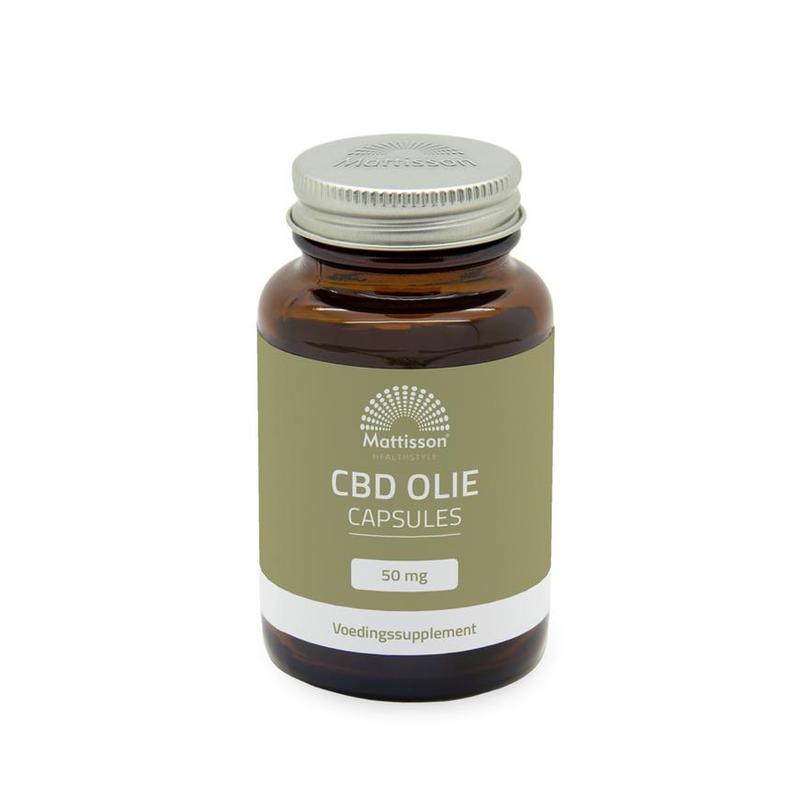 Mattisson Mattisson CBD Olie 50mg - 30vcp