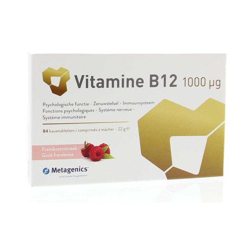 Metagenics Metagenics Vitamine B12 1000 mcg NF 84KTABL - 84ktb