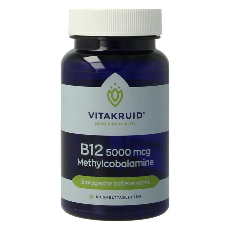 Vitakruid Vitakruid B12 5000 mcg Methylcobalamine Vitamine - 60stb