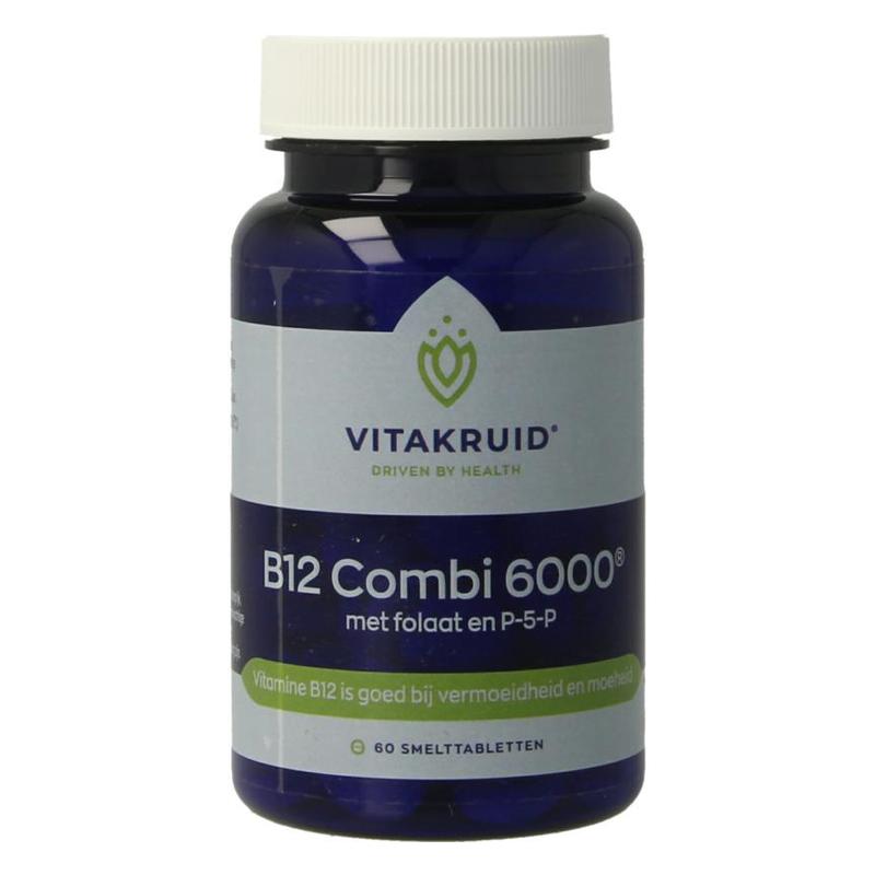 Vitakruid Vitakruid B12 Combi 6.000 met Actief Folaat - 60stb
